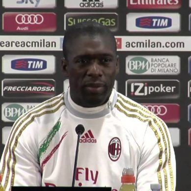 AC MILAN: Conf. SEEDORF e commenti dei giornalisti.Pre Cagliari