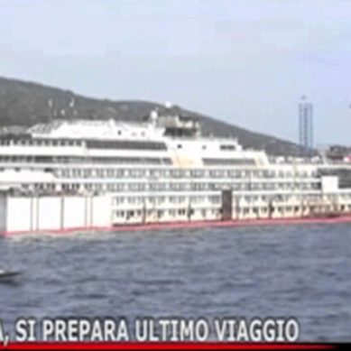 CONCORDIA, si prepara ULTIMO VIAGGIO