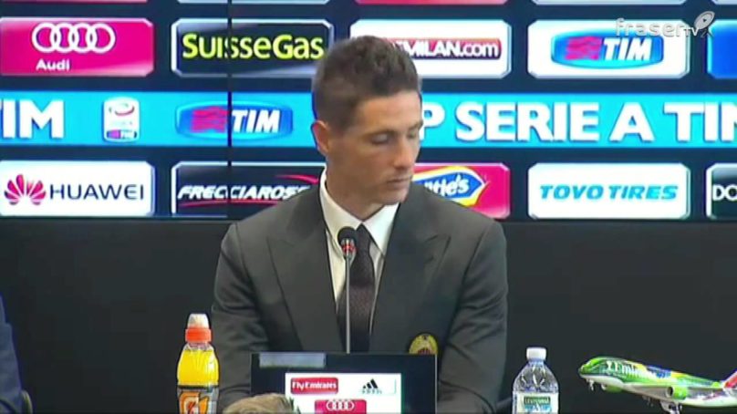 AC MILAN, Presentazione Fernando TORRES