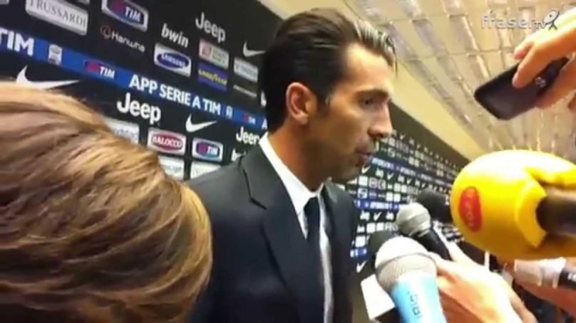 FC JUVENTUS: Buffon e Allegri post Roma