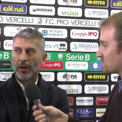 PRO VERCELLI vs SPEZIA: mister C. SCAZZOLA