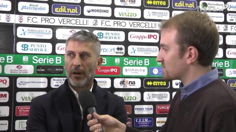 PRO VERCELLI vs SPEZIA: mister C. SCAZZOLA