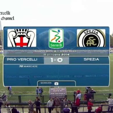 PRO VERCELLI vs SPEZIA 1 0 sintesi