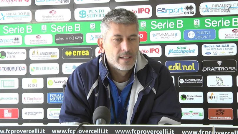 PRO VERCELLI: la conferenza del mister SCAZZOLA prima di Brescia