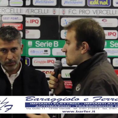 PRO VERCELLI vs BARI: parla mister SCAZZOLA