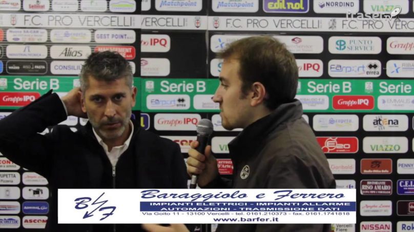 PRO VERCELLI vs BARI: parla mister SCAZZOLA