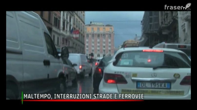 MALTEMPO, INTERRUZIONI STRADE e FERROVIE