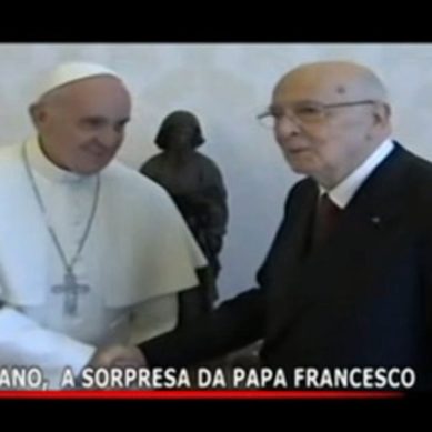 NAPOLITANO, a SORPRESA da PAPA FRANCESCO