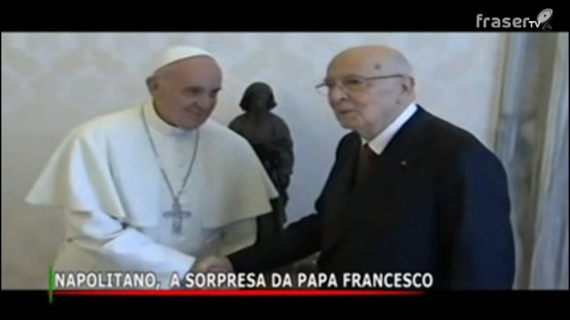 NAPOLITANO, a SORPRESA da PAPA FRANCESCO