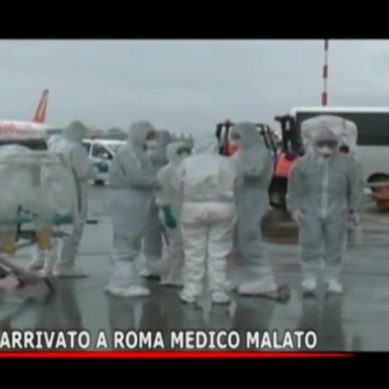 EBOLA, arrivato a roma medico malato