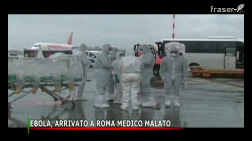 EBOLA, arrivato a roma medico malato