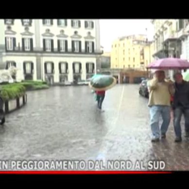 METEO IN PEGGIORAMENTO DAL NORD AL SUD