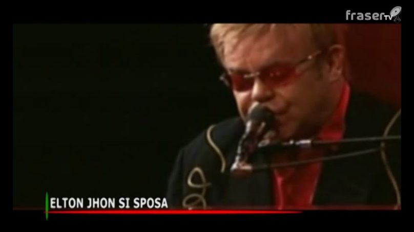 ELTON JHON SI SPOSA