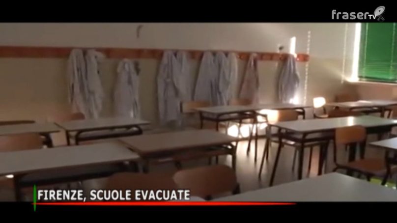 FIRENZE, SCUOLE EVACUATE