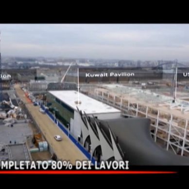 EXPO, COMPLETATO L’ 80% DEI LAVORI