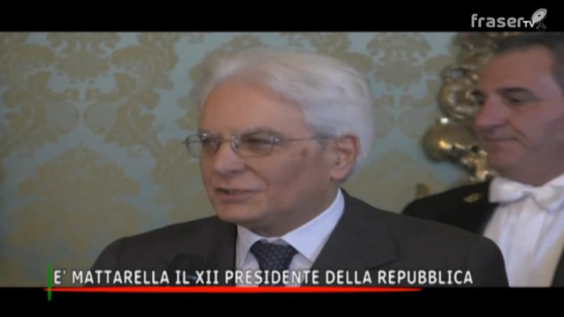 E’ MATTARELLA IL XII PRESIDENTE DELLA REPUBBLICA