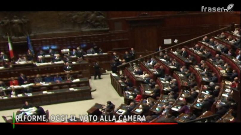 Riforme, oggi il voto alla Camera