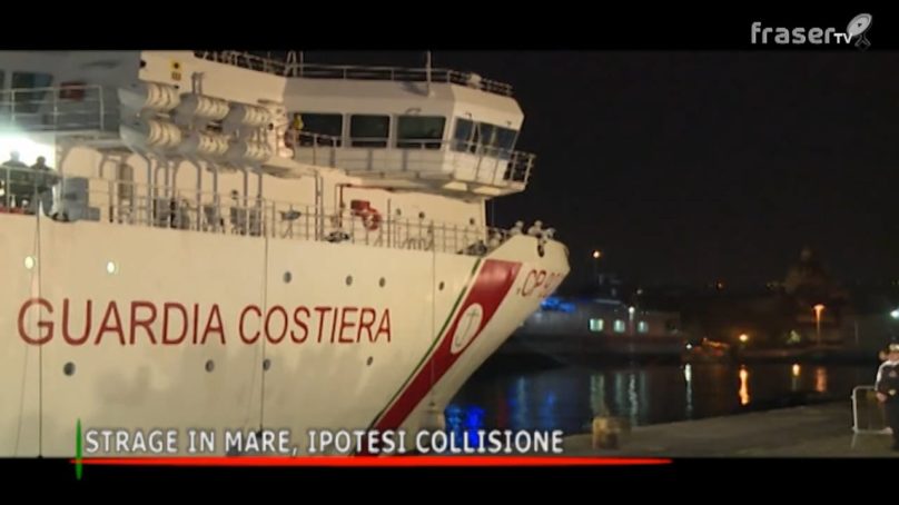 Strage in mare, ipotesi collisione