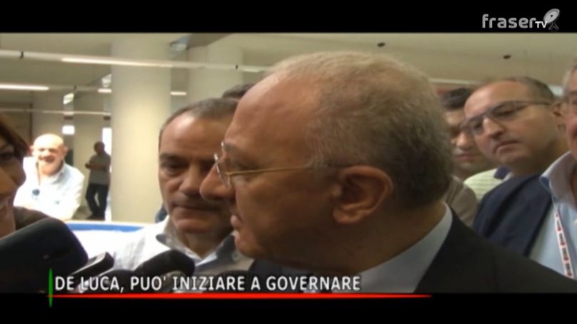 De Luca può iniziare a governare