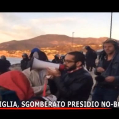 Ventimiglia, sgomberato presidio no – borders