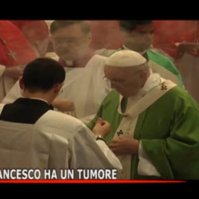 Papa Francesco ha un tumore