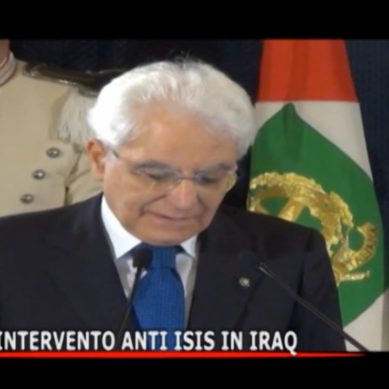 Difesa, intervento anti Isis in Iraq