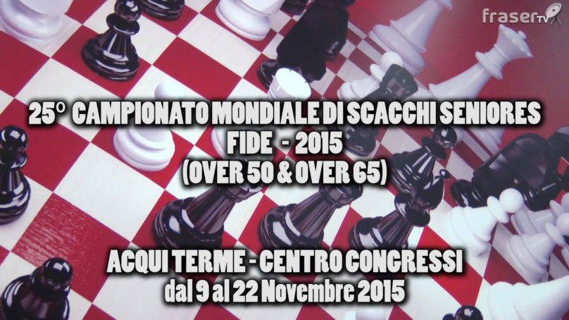 Acqui Terme: 25° Campionato mondiale di Scacchi Seniores