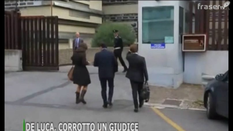 De Luca corrotto un giudice