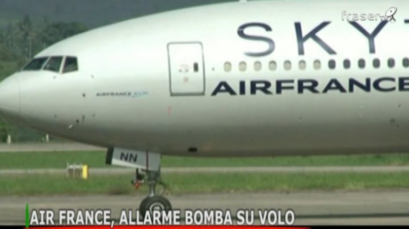 Air France, allarme bomba su volo