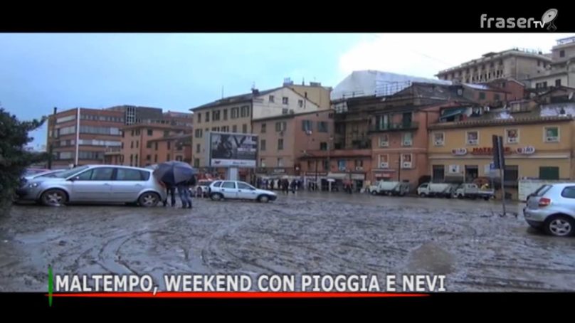 Maltempo, weekend con pioggia e nevi