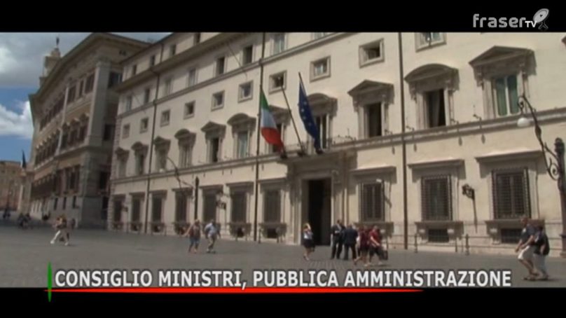 Consiglio dei ministri, pubblica amministrazione