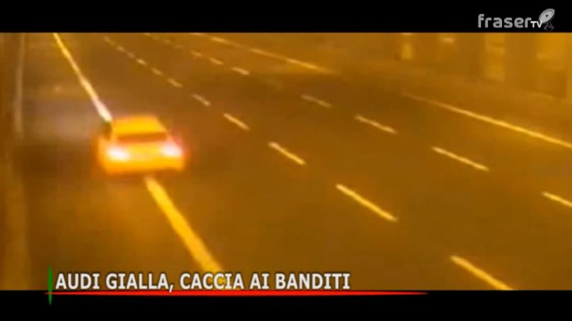 Audi gialla, caccia ai banditi