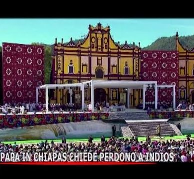 Papa in Chiapas chiede perdono a Indios