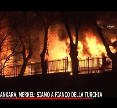 Ankara, Merkel: Siamo a fianco della Turchia