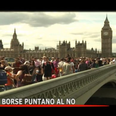 Brexit, borse puntano al NO